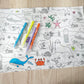 Set de table coloriage lavable